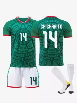 Maillot domicile de l'équipe nationale 2026 numéro 9 Raúl manches courtes vêtements de sport pour adultes et enfants