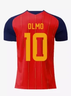 Maillot domicile Espagne 2026 manches courtes grandes tailles n° 19 Yamal n° 20 Pedri n° 16 Rodri