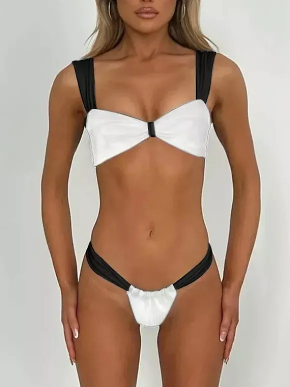 Maillots de bain bikini léopard pour femmes maillots de bain d'été pour la plage
