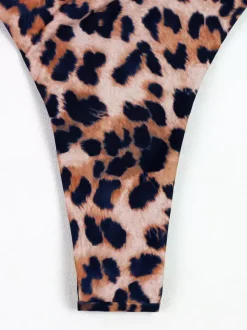 Maillots de bain bikini léopard pour femmes maillots de bain d'été pour la plage