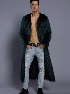 Manteau de qualité unicolore en polyester