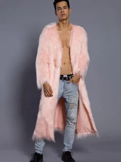 Manteau de qualité unicolore en polyester