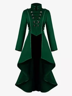 Manteau Opéra médiévale Veste Renaissance gothique Déguisements Halloween Vintage Bourgogne