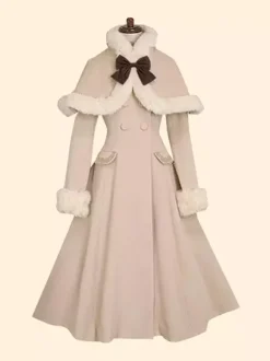 Manteau Sweet Lolita manteau manteau de manteau de papillon olive Olive synthétique Lolita Outwears Déguisements Halloween