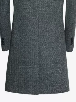 Manteaux Costume pour hommes Col rabattu Chic Gris Beau