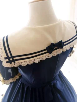 Marin Style Robe Lolita attirante en chiffon Déguisements Halloween