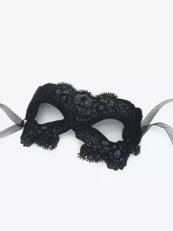 Masques De Mascarade En Dentelle Gris Foncé Pour Femme Bande Des Yeux
