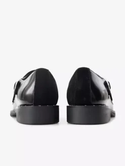 Mocassins à boucle en cuir de vache pour homme