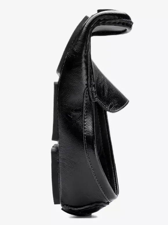 Mocassins à enfiler pour hommes chaussures de pont en similicuir à pointes légères antidérapantes et flexibles
