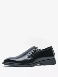 Mocassins à enfiler pour hommes chaussures habillées pointues noires et marron style présidentiel décontracté pour le bureau