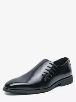 Mocassins à enfiler pour hommes chaussures habillées pointues noires et marron style présidentiel décontracté pour le bureau