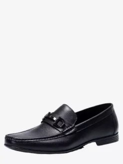 Mocassins à mors pour homme mocassins en cuir véritable semelles souples chaussures décontractées à enfiler