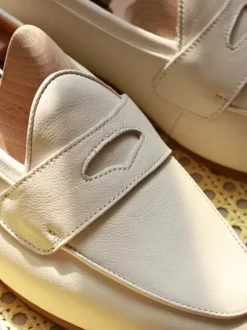 Mocassins en cuir de vache pour homme chaussures de bal de mariage