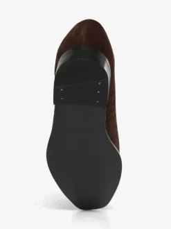 Mocassins Homme avec Bout Rond en Cuir Synthétique avec Franges Unicolore