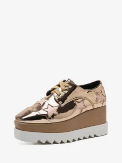 Mocassins Oxfords 2026 avec Plateforme à Cuir Synthétique Vernis Tricolores