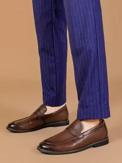 Mocassins Penny pour hommes chaussures de mariage