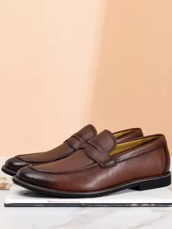 Mocassins Penny pour hommes chaussures de mariage