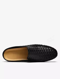 Mocassins à enfiler pour homme chaussures respirantes en cuir à semelle souple confortables et décontractées