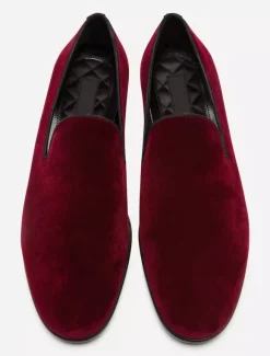 Mocassins à enfiler pour hommes bout rond en velours chaussures légères et résistantes à l'usure talons bas chaussures Penny