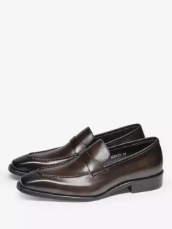 Mocassins Penny Loafer en cuir de vache pour homme