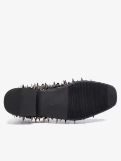Mocassins à rivets pour hommes chaussures de mariage à bout rond à enfiler pour bal de fin d'année