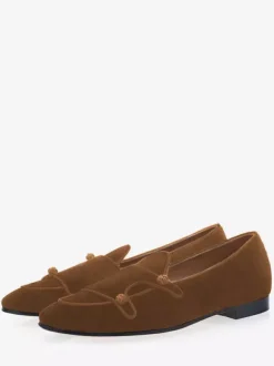 Mocassins velours noir pour hommes Chaussures de Mariage Soirée bout rond