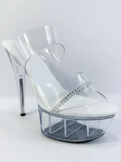 Mules sexy talon haut plateforme chaussures pole danse