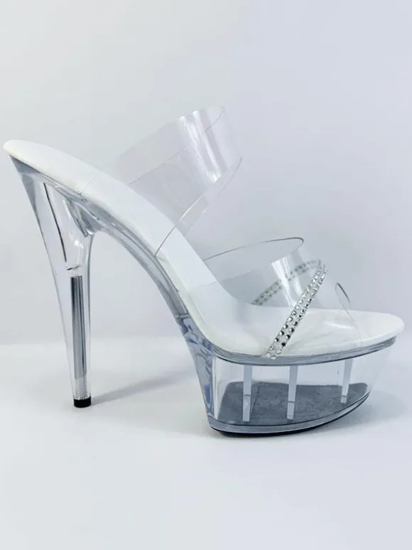 Mules sexy talon haut plateforme chaussures pole danse