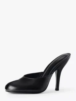 Mules à talons hauts pour femmes escarpins à bout ouvert et talon aiguille sans talon