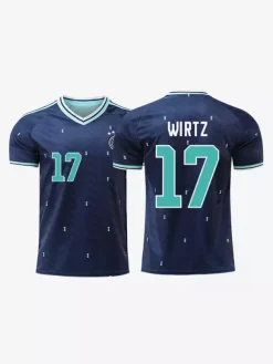 MUSIALA 10 WIRTZ 17 Allemagne 2026 Maillot extérieur de l'équipe de football grandes tailles