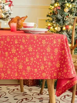 Nappe Costumes De Vacances De Noël Polyester Noël Vert