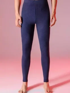 Pantalon chaud en coton pour homme pantalon thermique doublé polaire legging unisexe