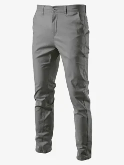 Pantalon pour homme décontracté taille naturelle pantalon droit pour homme avec poches