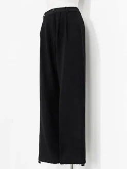 Pantalon Lolita Gothique Style Ouji Pantalon Lolita Droit Noir