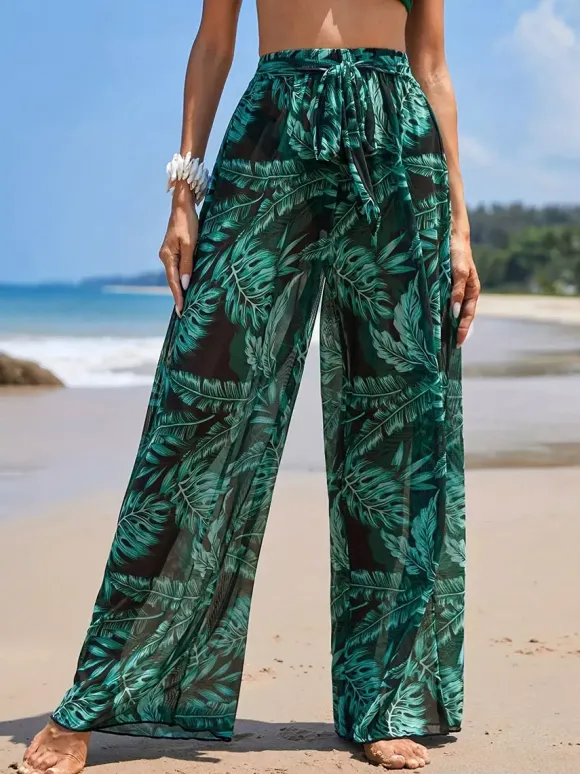 Pantalon orange rouge taille haute