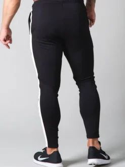 Pantalons pour hommes Pantalons de survêtement décontractés à blocs de couleurs Pantalons de survêtement bleu marine foncé