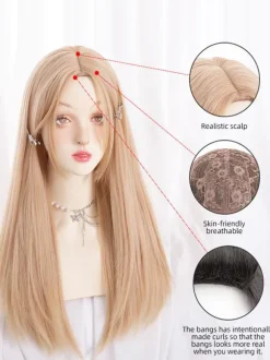 Perruque Sweet Lolita Or Fibre résistante à la chaleur Accessoires Lolita