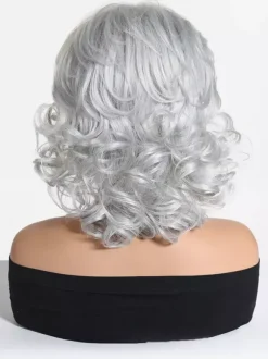 Perruque synthétique châtain clair courte pour femme
