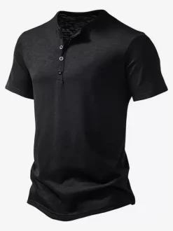 Polo En Coton Pour Hommes T-Shirt À Manches Courtes Décontracté