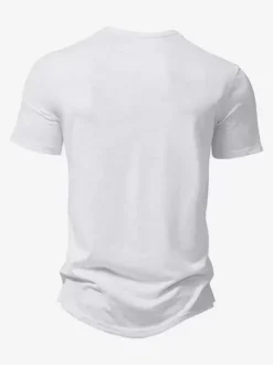 Polo En Coton Pour Hommes T-Shirt À Manches Courtes Décontracté