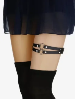 Porte-Jarretelles Pour Cuisses Gothique Fête Détails En Métal Sexy