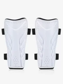 Protège-Tibias De Football Sport Hommes Blanc Course