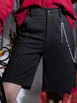 Pré-vente Gothic Lolita Bloomers Straight Red Lolita Shorts