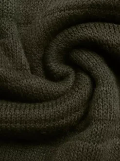 Pull en maille à manches longues et épaules dénudées coupe ample pour femme (collection 2026)