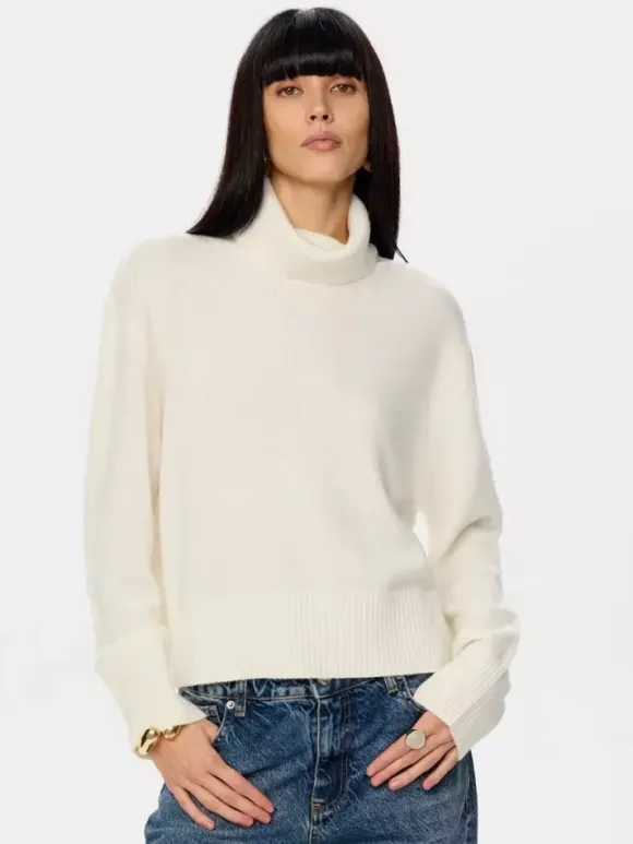 Pull en tricot uni à col bénitier pour femme (2026)