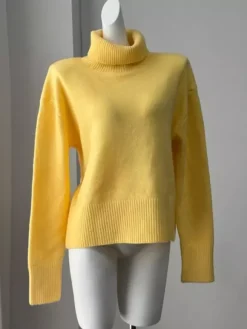 Pull en tricot uni à col bénitier pour femme (2026)