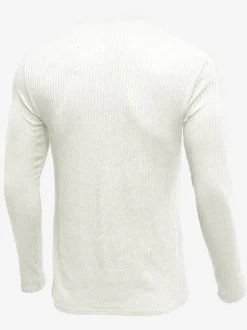 Pulls Homme Cardigan Maille Col Rond Automne Vert Gris