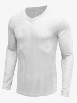 Pulls Homme Cardigan Maille Col V Printemps Gris Bordeaux