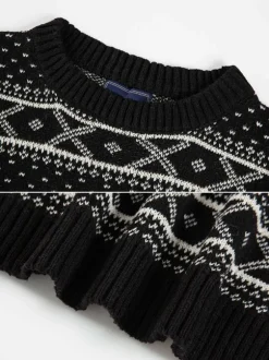 Pulls Homme Pull Homme Maille Col Bijou Printemps Noir Noir