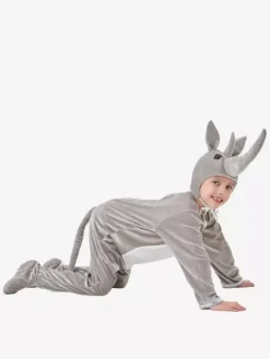 Pyjama Kigurumi Onesie Halloween Animal Enfant Polyester Chapeau Combinaison